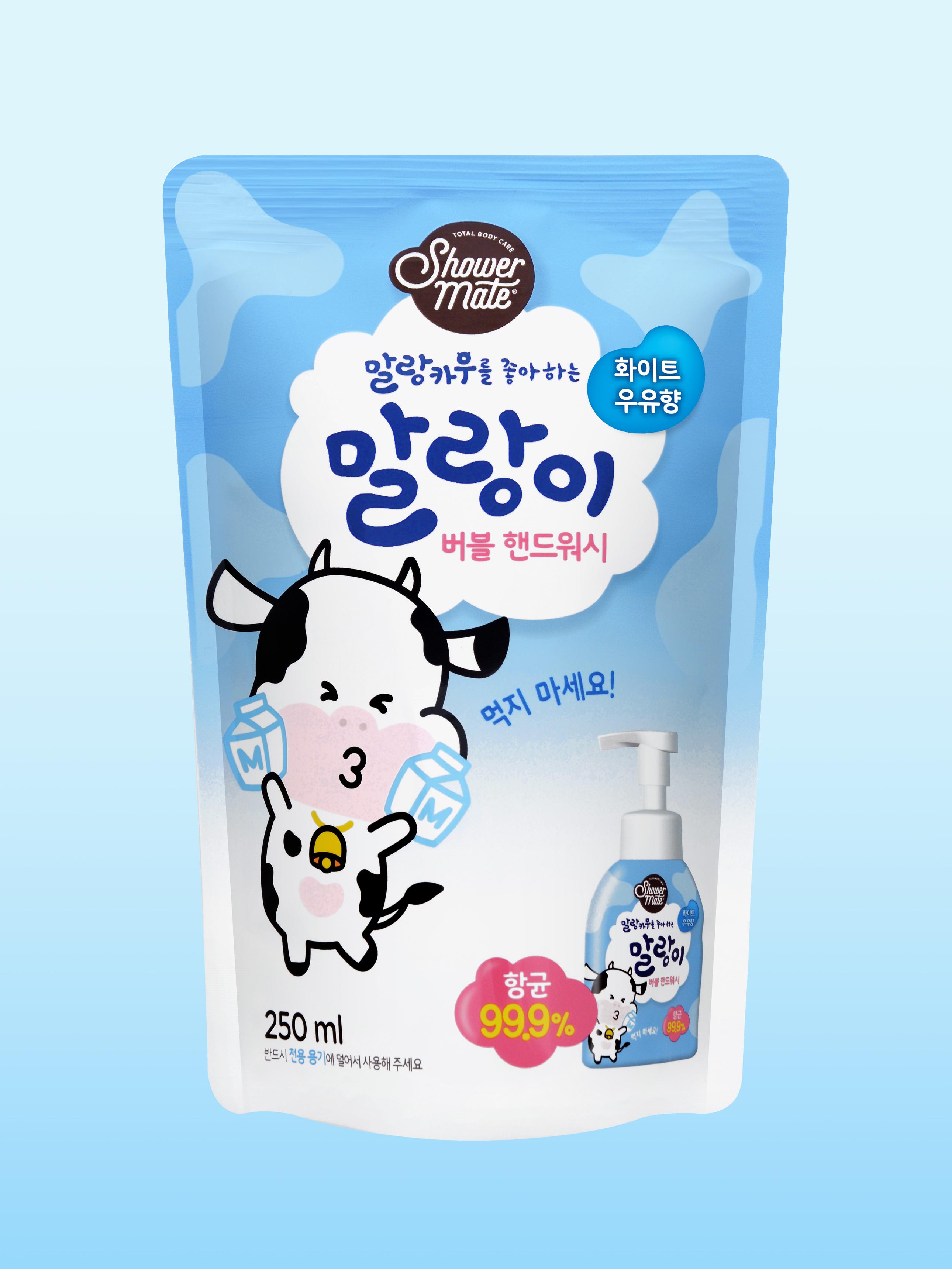 

Showermate Malangi Hand Wash Refill Pouch 250ml (White Milk Scent) 1ea