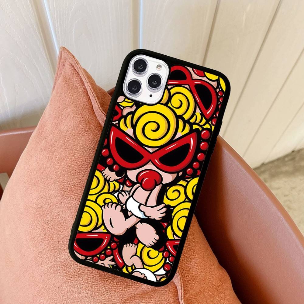 Japan Fashion H-Hysteric M-Mini PC+TPU Phone Case For iPhone 17 16 15 14 13 12 11 Pro Max Plus Kawaii Cartoon Cover