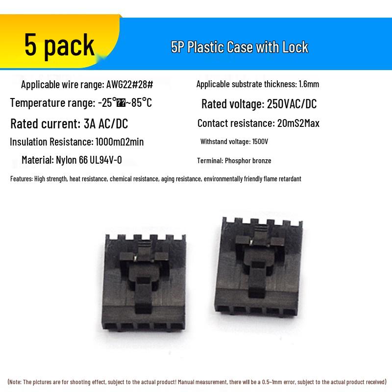 2.54 Lockable DuPont Connector: 2P & 3/4/10P Straight/Bent Pin Header MX2.54 Socket