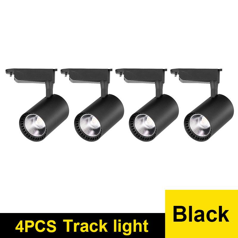Led Track Light AC220V COB Spotlight Rail Lighting 12W 20W 30W 40W  Set Led Track Rail Spotlight Clothing Store Shop Home