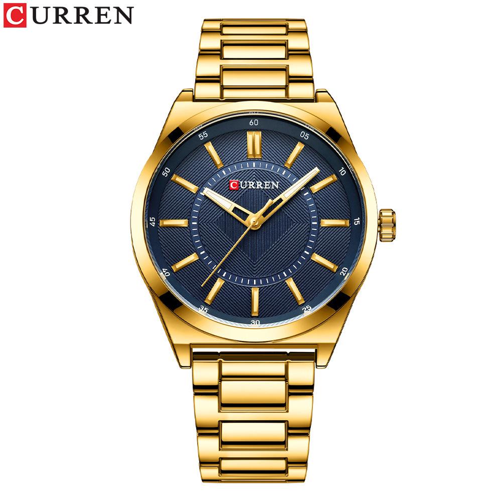 Curren 8407 Men s Quartz Waterproof Steel Band Business Watch