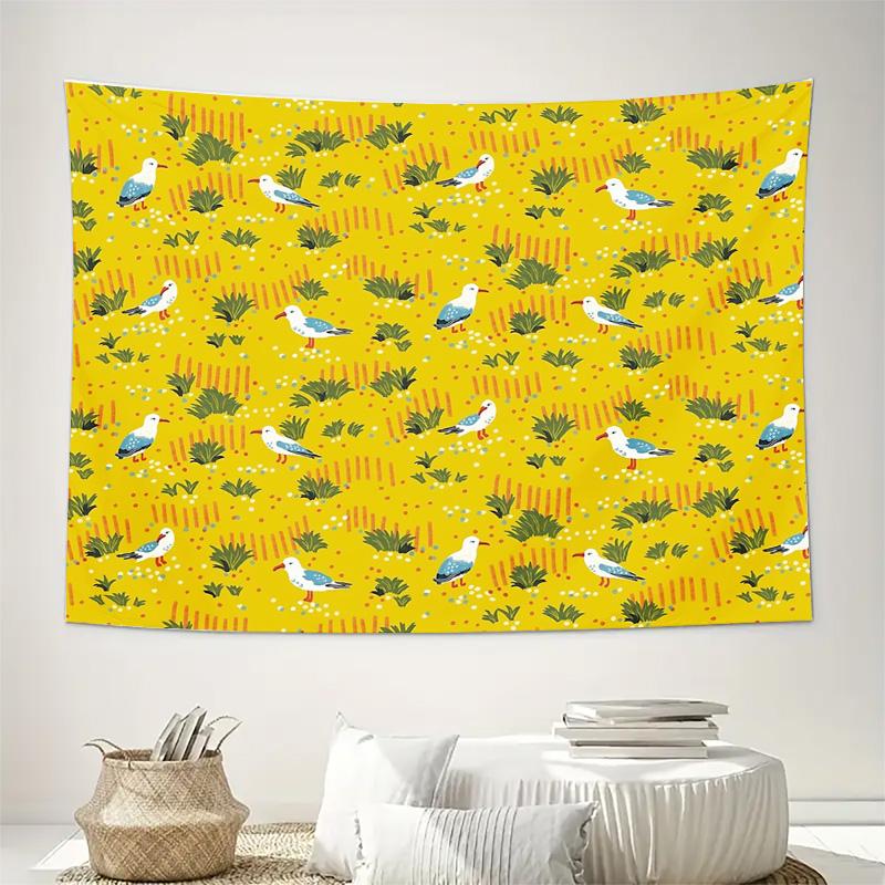 Wall Tapestry Aesthetic Room Decor Nature Landscape Vintage Floral Home Textile Couch Cover Backdrop Scenic Art
