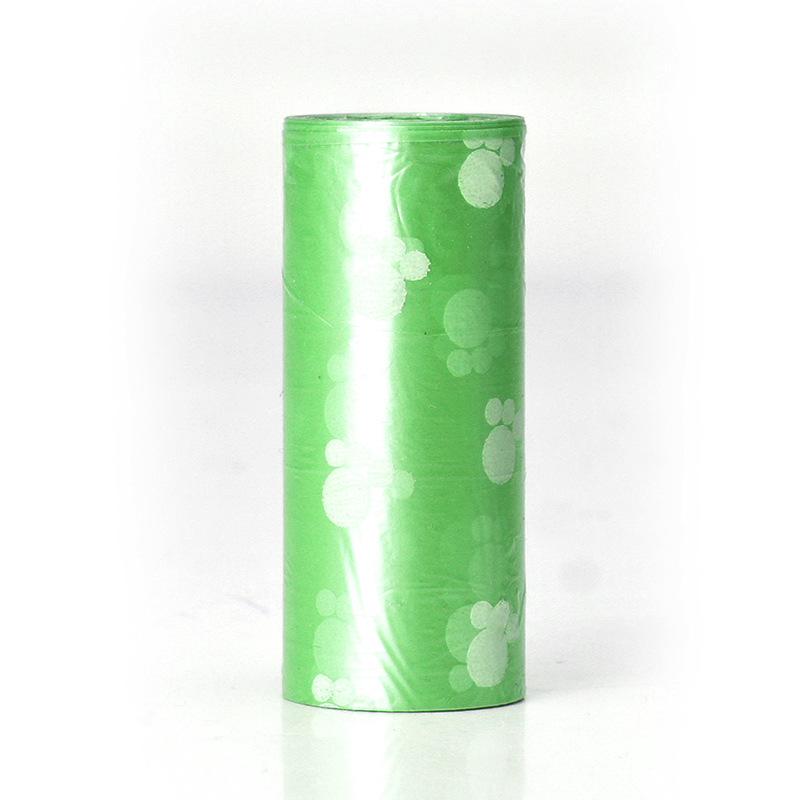 Dog Walking Portable Solid Color Poop Bags