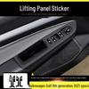 Compatible with 2021 VW Golf 8th Gen Interior Mod: Carbon Fiber Center Console & Door Protection Stickers