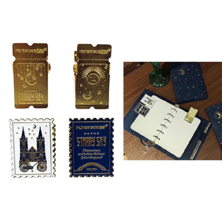 Creative Binder Clip Metal Paper Clip for Student Adult Journaling Scrapbooking Project Wrapping School Office Supplies