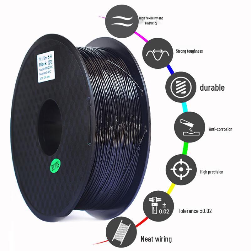 TPU Transparent 3D Printer Filament