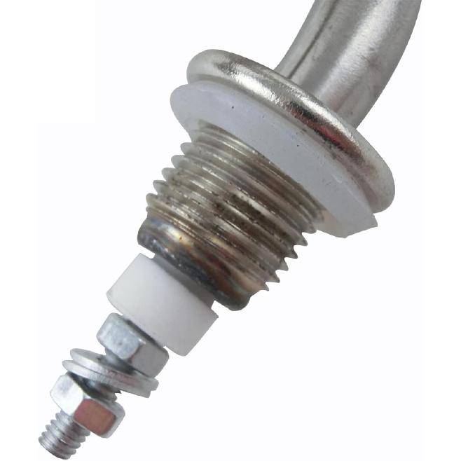 Spirálový ponorný ohřívač z nerezové oceli Železná hlava Topný prvek pro destilovanou vodu 220V 380V Joyous (Barva : 3000 W, Velikost : 110V)