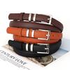 Womens Pu Fashion Leather Belt With Fine Alloy Buckle For Office Outings And