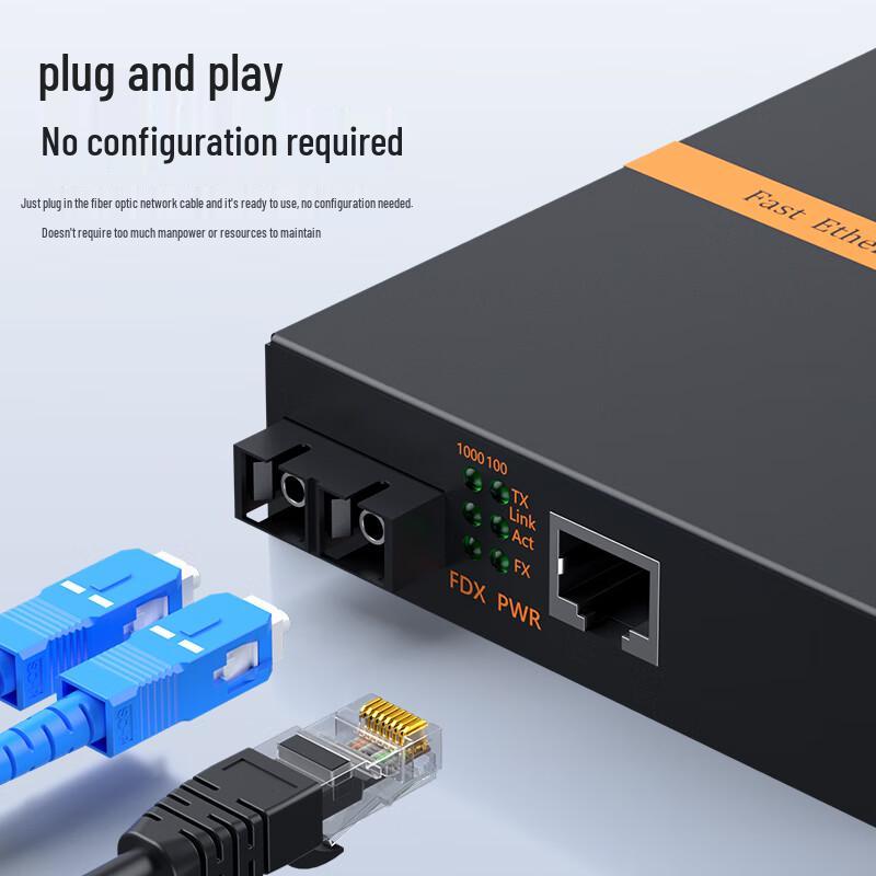 Yangye 100Mbps Single-Mode Fiber Optic Transceiver