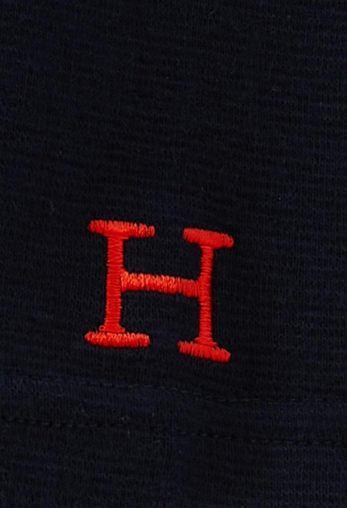 HOLLYWOOD RANCH MARKET Stretch French Rib Long Sleeve T-Shirt (XL, Navy)