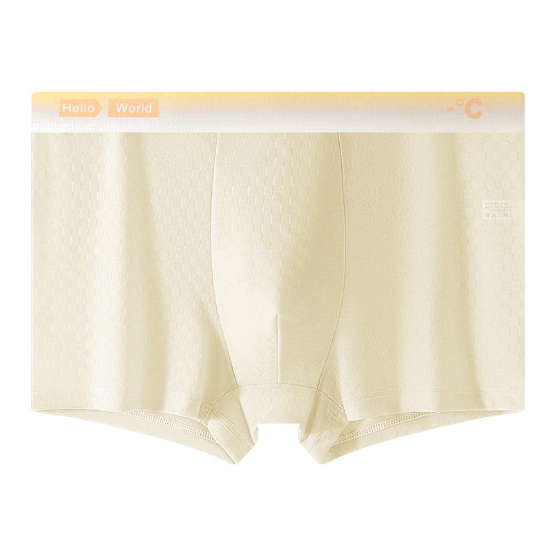 Men's Summer Ice Silk Mesh Boxer Briefs - Breathable & Soft