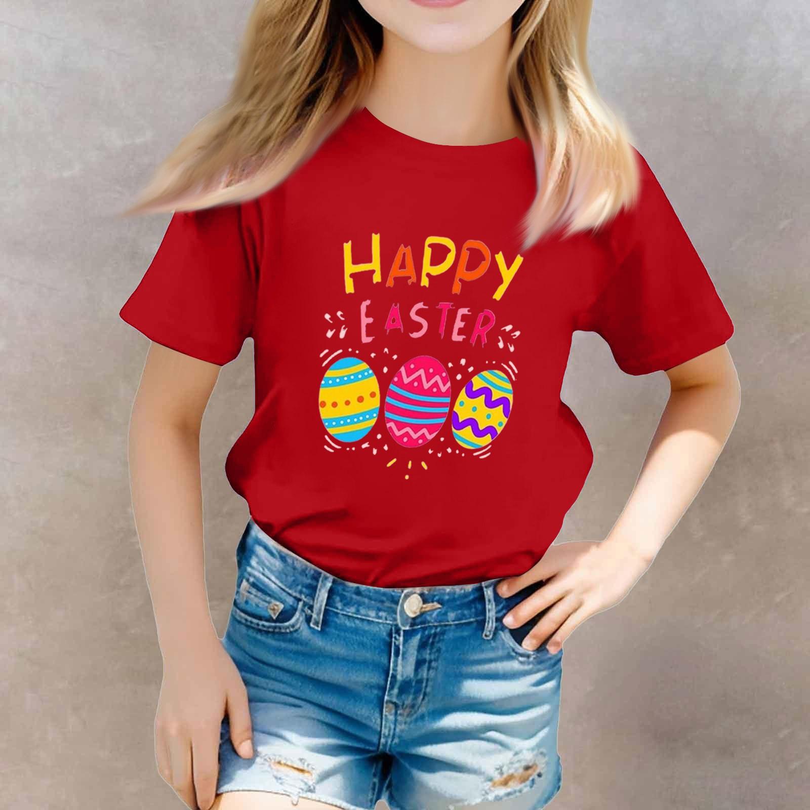 

Футболки для малышей, девочек и мальчиков, детские футболки с короткими рукавами и принтом для мальчиков и девочек 1-12 лет 120 киноварь