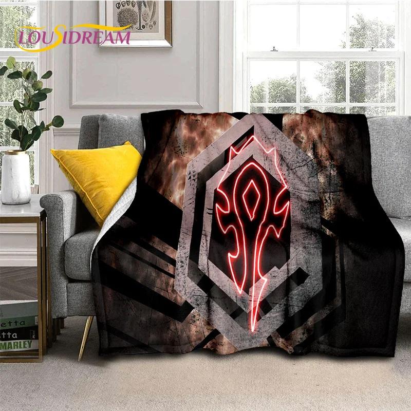 WOW, World of Warcraft Demon Hunter, Lich King Game Flannel Blanket for Beds Bedroom Sofa Picnic,Throw Blanket Outdoor Leisure