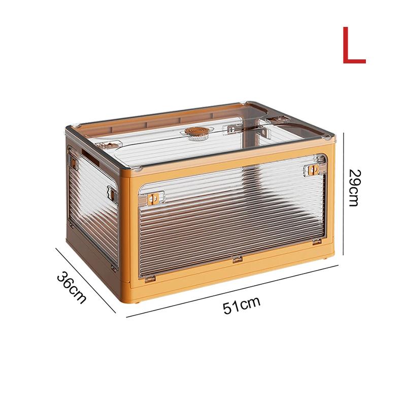 Storage Box with Lid Toys Books Food Sundries Organizer Large Capacity Closet Clothes Container Outdoor Folding Box Storage Bin