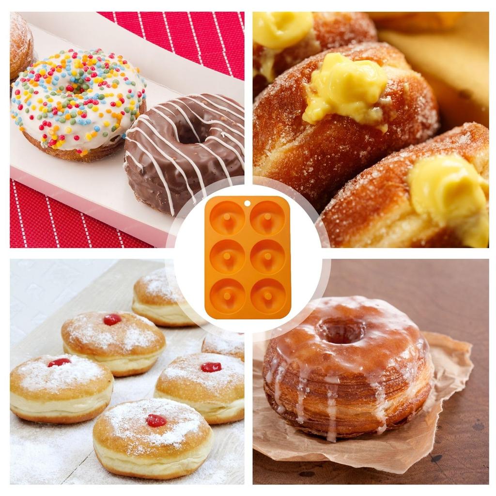 Itisyou Silicone Donut Cake Baking Oven and Microwave Kitchen Tool Mold Mold, Mold, Tool, Safe,