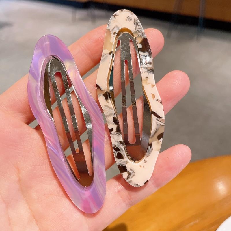 New Vintage Geometric Cloud Side Bangs Hairpins BB Clip Sweet Make Up Hair Clips Barrettes Headwear Girls Women Hair Accessories