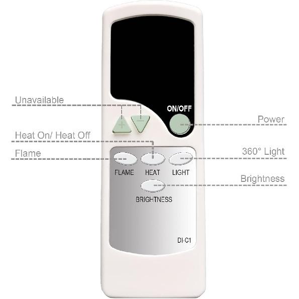 Замена для Dimplex Revillusion Электрический камин с поленьями Обогреватель Пульт дистанционного управления 6909740159 6909740400 6909740500 6909760159 6909760200