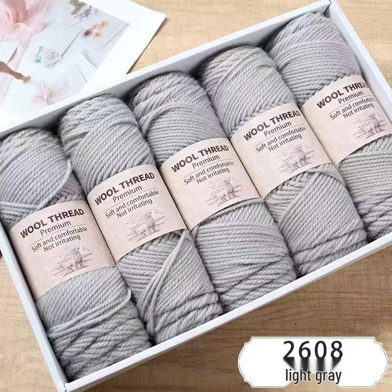 Soft Alpaca Wool Chunky Yarn for Hand Knitting Sweaters, Scarves, and Hats