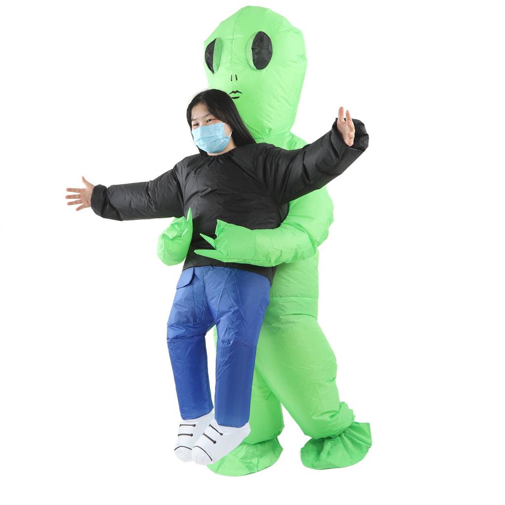 Inflatable Alien  Costumes Innovative Fun Waterproof Alien Carry People Costume for Cosplay Par