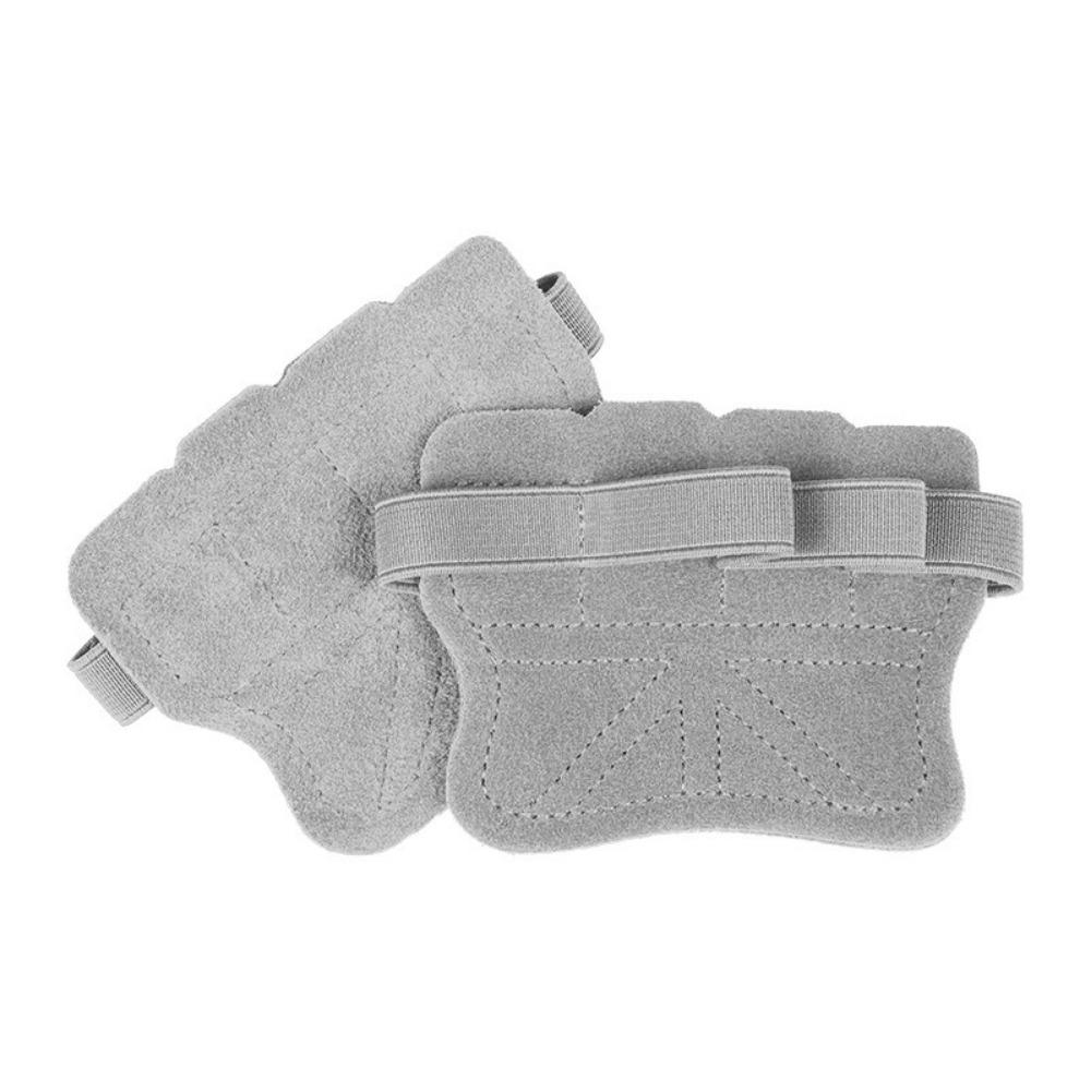 1 Pair Anti-slip Fitness Four Fingers Gloves Breathable Shock Absorption Weightlifting Gloves Wear-resistant Training Palm Guard