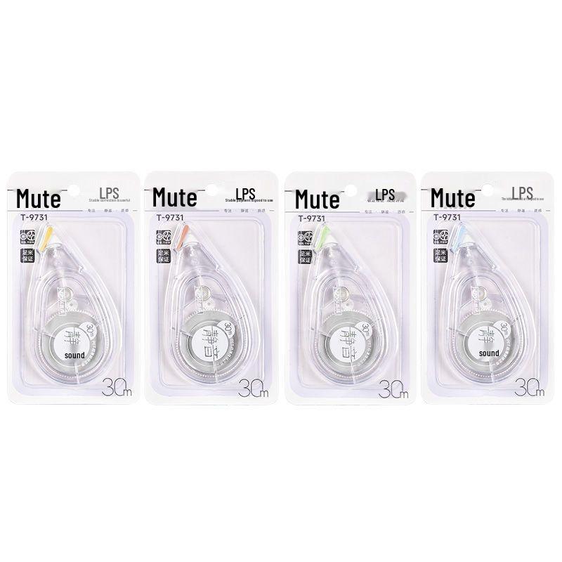 Lepusheng T-9731 Бесшумная прозрачная корректирующая лента 30 м Lepusheng 9731 Silent Correction Tape