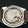 POUŽITÉ VINTAGE SEIKO 5 AUTOMATIC 6309A JAPONSKO PÁNSKÉ D/D HNĚDÉ HODINKY 596-a312725-2 SKU596-a312725