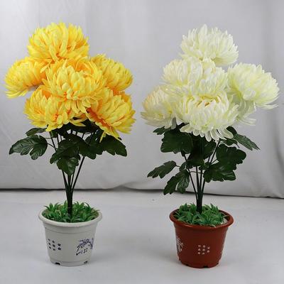 Seiden Chrysanthemen Strauß DIY Blume Künstliche Blumen Simulationsblumen Fotografie Requisiten