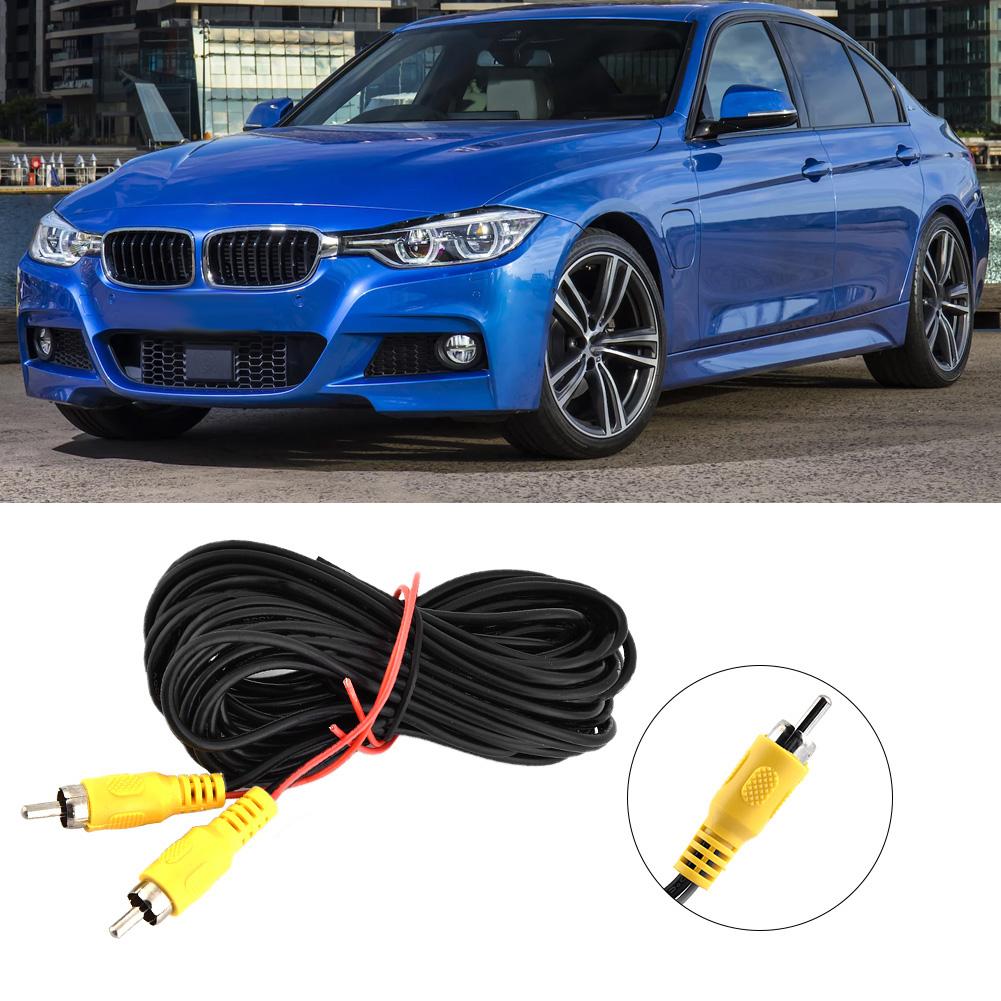 6M Male To Male RCA Car Reverse Rear View Parking Camera Video AV Cable Cord