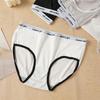 Women Anti-septic Moisture-wicki Panties Seamless Mid Waist Elastic Soft Breathable Underwear Briefs