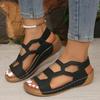 Women Sandals 2026 New Summer Beach Sandals Women  Casual Wedges Footwear Summer Shoes Soft Heeled Sandals Woman
