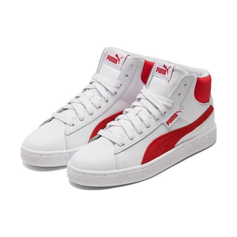 Puma Waterproof Durable High-Top Skate Shoes Unisex Skate Shoes Bright-Red 359169-11
