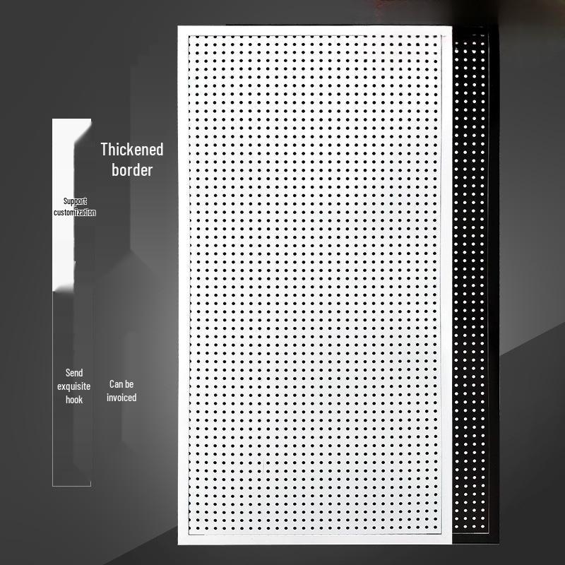 

Wall-Mounted Pegboard Storage Rack for Jewelry, Accessories, and Tools Display