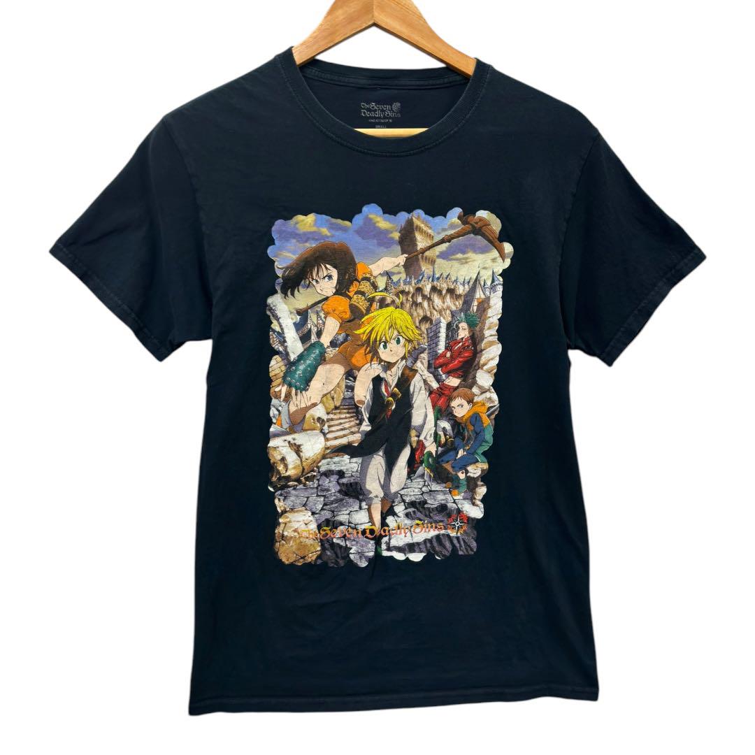 

[USED] The Seven Deadly Sins Vintage Anime Manga T-Shirt Black