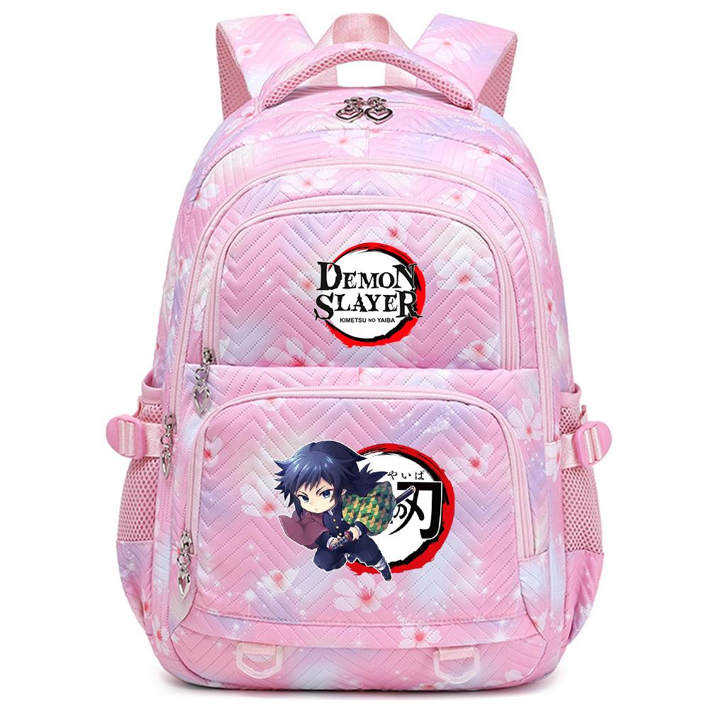 Školní batoh s potiskem Anime Demon Slayer pro studenty, teenagery, chlapce, dívky, ženy, cestovní batoh Mochila Escolar