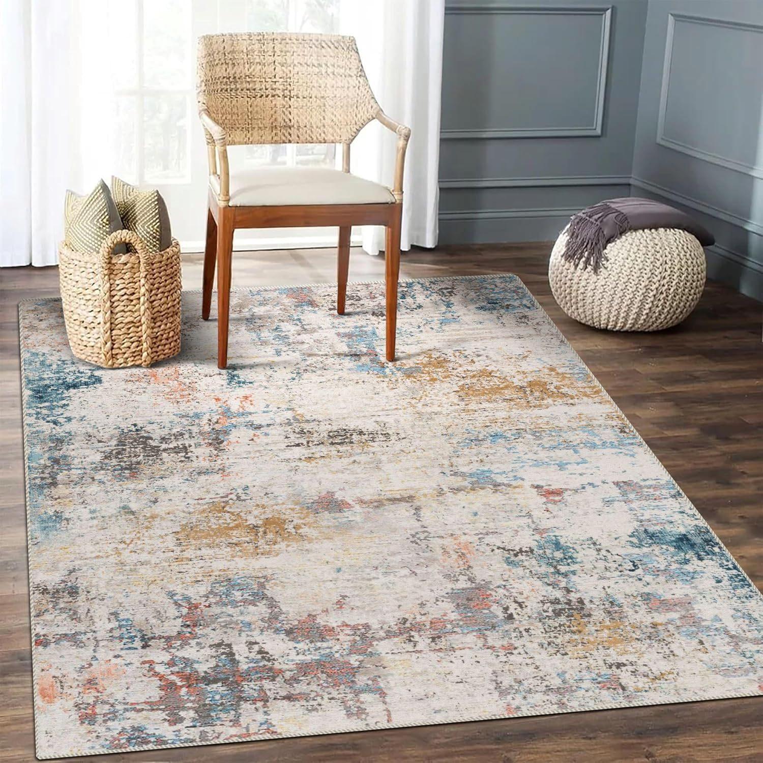 

Скандинавский Абстрактный Ковер для Гостиной Грязеотталкивающий Коврик для Балкона Ковер для Спальни Большой Площади Толстый Ковер 200 * 300cm