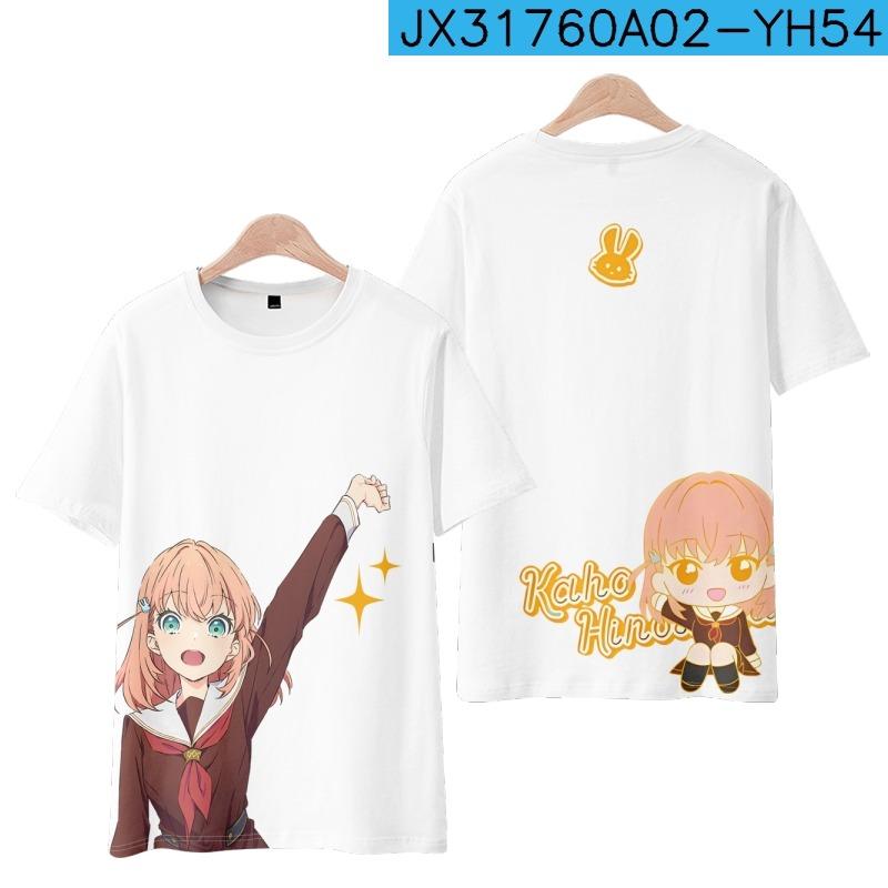 2026 Hatsune miku animation peripheral short-sleeved Children t-shirts kawaii dimensional student clothes T-shirt