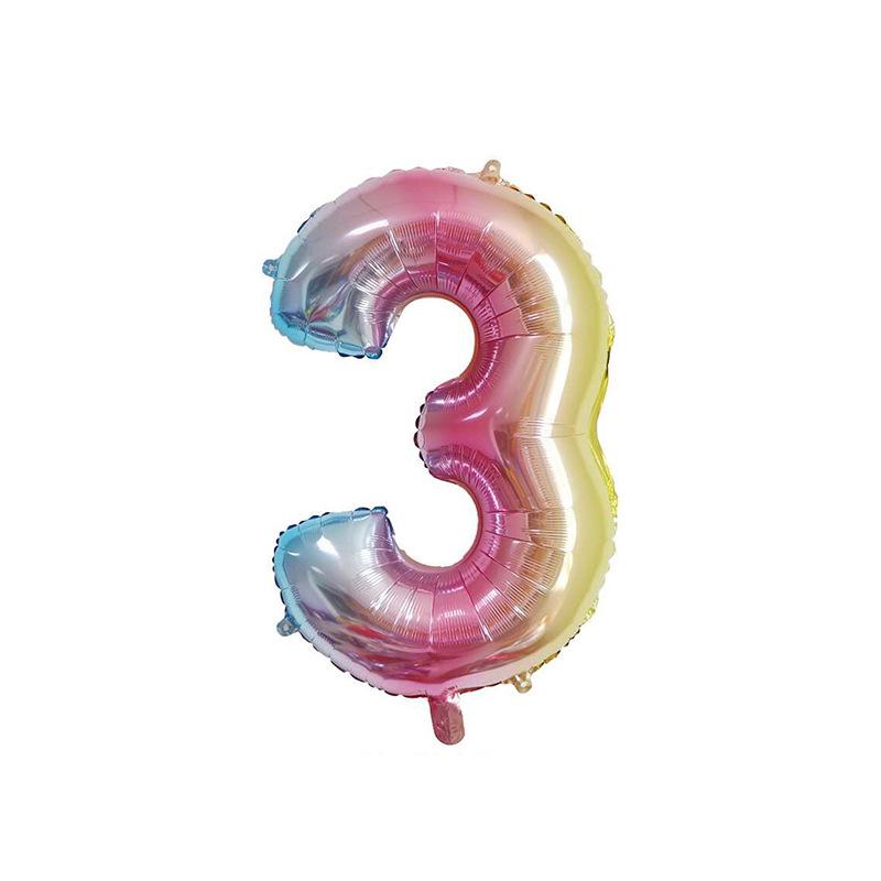 32 Zoll große Folien-Geburtstagsballons, Zahlenballonfiguren, alles Gute zum Geburtstag, Partydekorationen, Kinderballon, Geburtstagsluftglobos