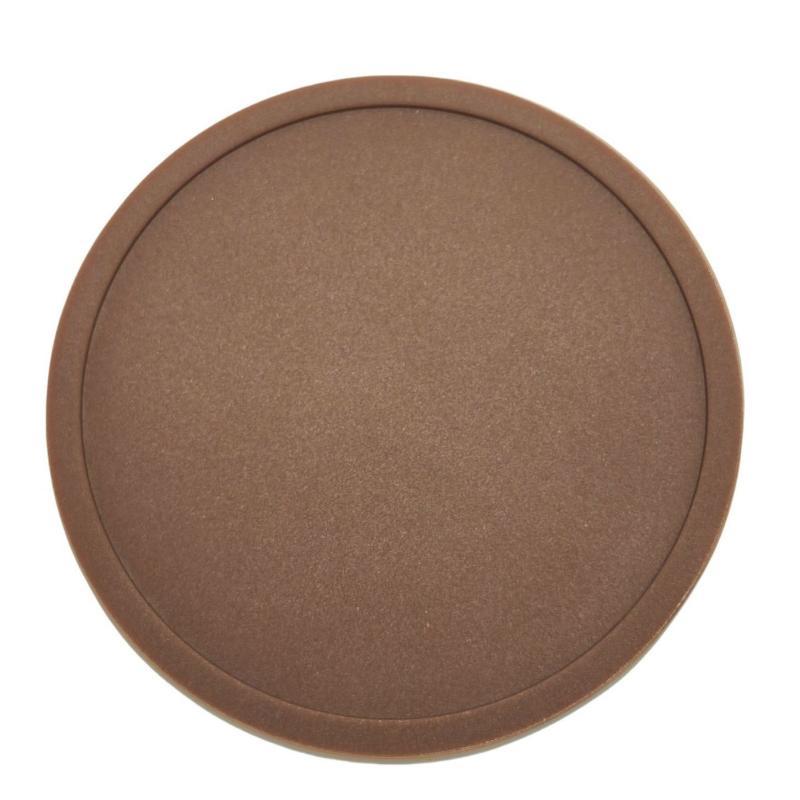 10Pcs Round Silicone Coaster Heat Resistant Non Slip Cup Mat Waterproof Drink Pad For Home Kitchen Table Decoration