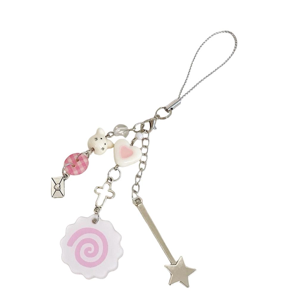 Camera Accessory Beaded Keyring with Strong Hook Travel Safety Key Holder Suitable for Backpack or Photography Gear