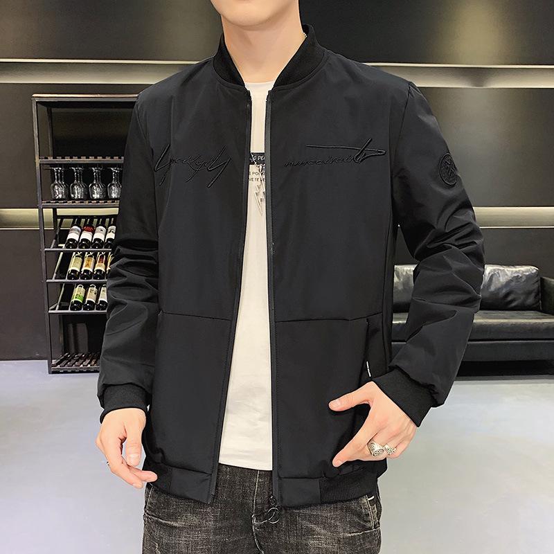 Men's Korean Style Spring/Autumn Trendy Baseball Jacket - New Arrival Sports Casual Thin Jacket