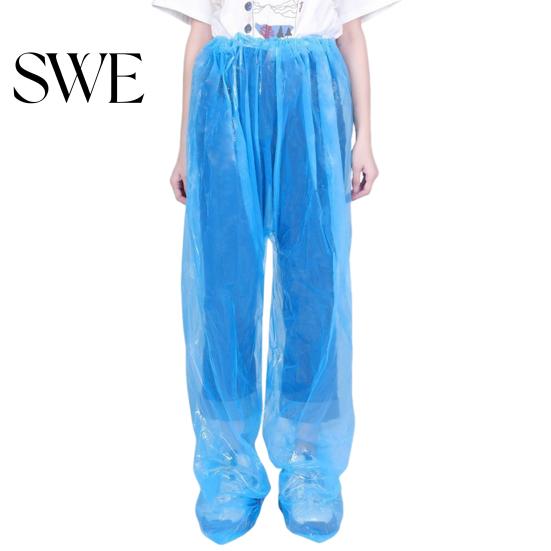 Outdoor Kleinkind Strampler Wasserdichte Regenhose Elastischer Bund Hose für Herren Damen 130cm/107cm Nicht bedeckende Länge Nicht Einweg Schneesport