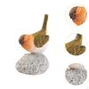 Bird Statue with Stone Resin Sculpture Adornment Animal for Flowerpot Indoor and
