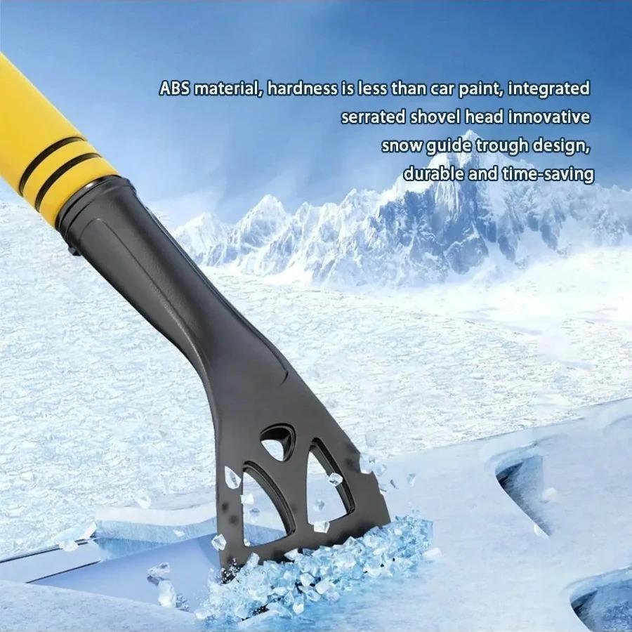 Family Car Snow Plow Tool Snow Brush Defrost Deicing Shovel Multi-purpose Snow Plow Car 3-in-1 Snow Shovel