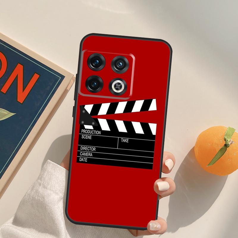 Film Movie Maker Clapperboard Take Case For OnePlus 15 13 12 11 13R 12R 10T 8T 13T OnePlus Nord 5 CE 3 2 4 Lite N20 N30 Cover