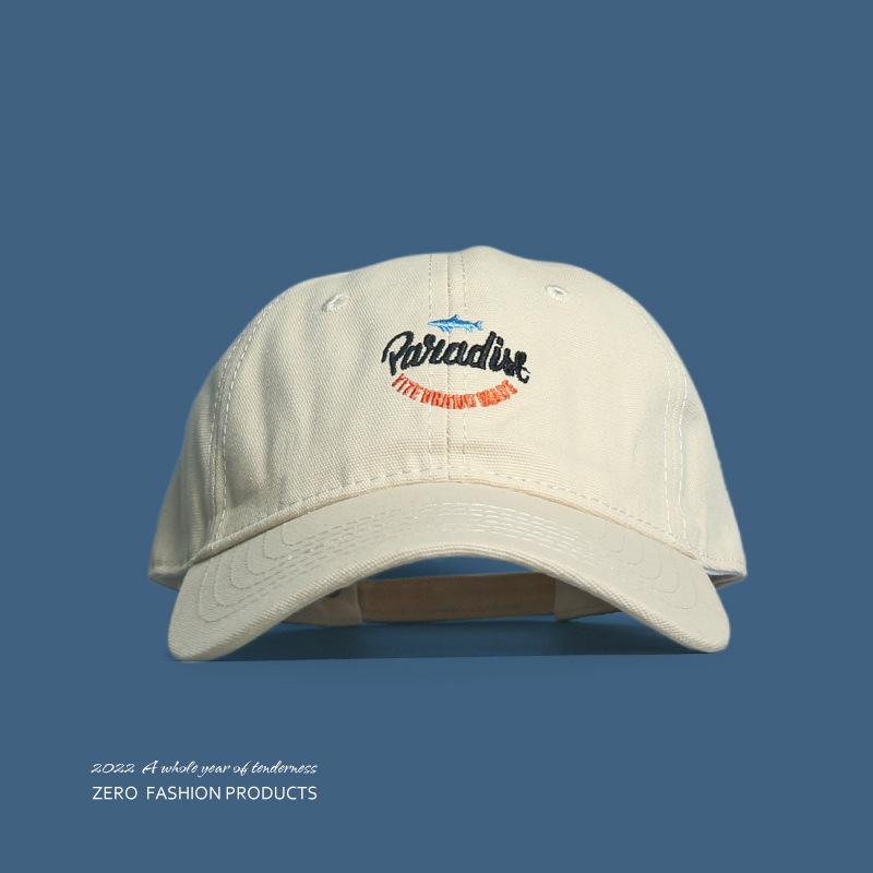 Retro baseball caps for men and women show their faces, soft top caps, summer Ins trendy brand caps, autumn and winter hat trends