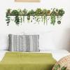 Hanging Basket Plant Branch Wall Decoration Green Plant Wall Decals Wallpaper  Background Wall