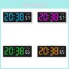 Modern Minimalist Led Desk Clock With Temperature Display For Home Office And Room Decor