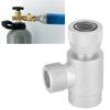 CO2 W21.8‑14 Резьбовой адаптер-соединитель для заправки Интегрированный алюминиевый соединитель для заправки сифона для газирования