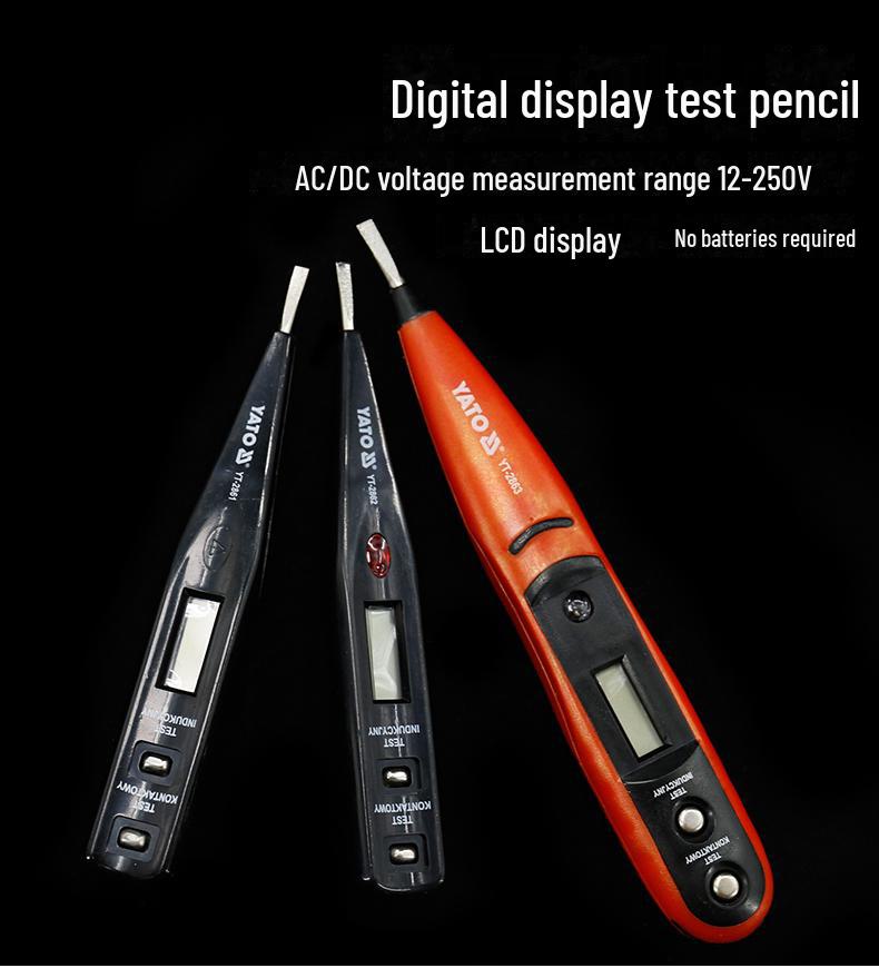 YATO Multifunction Electric Circuit Tester with Digital Display