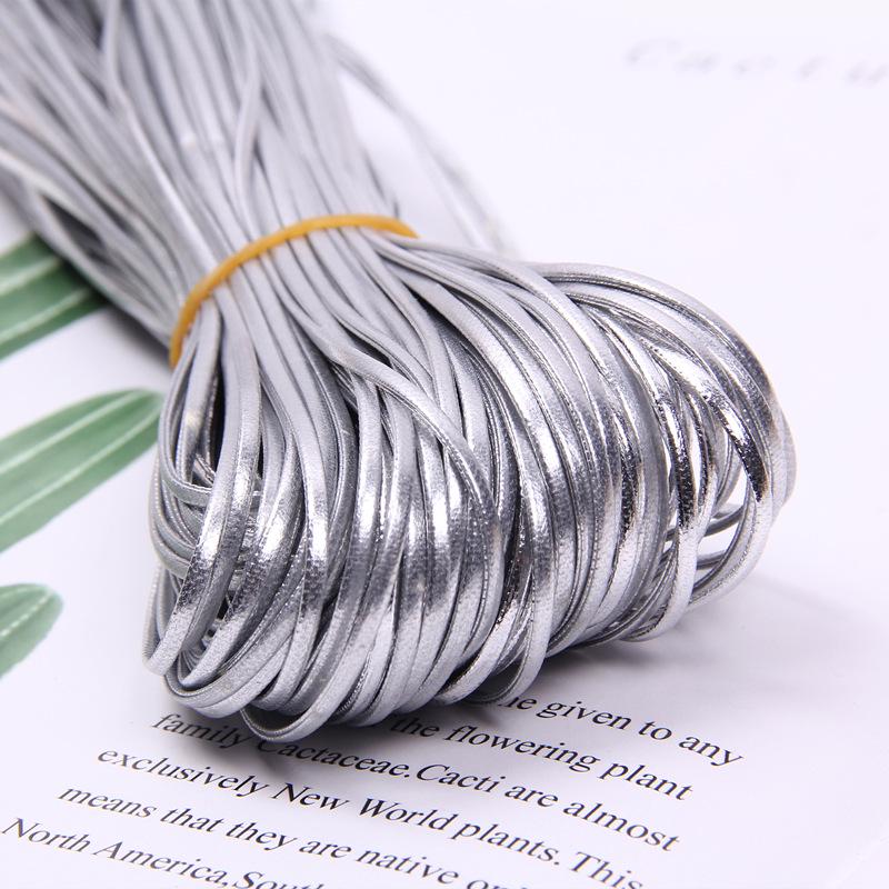 4-Fold Crimp Beads: 2/3/4mm Threading Chain & Faux Leather Cord for DIY Projects